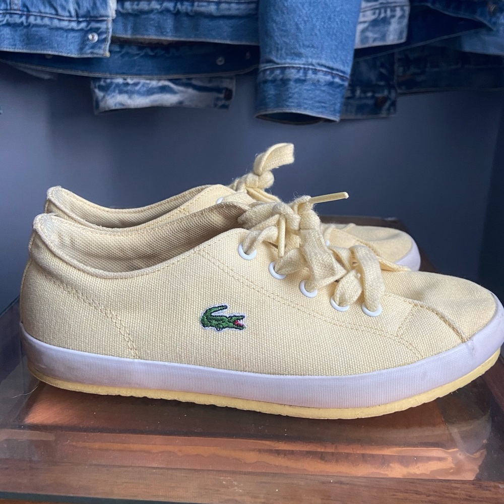 Lacoste Yellow Sneakers